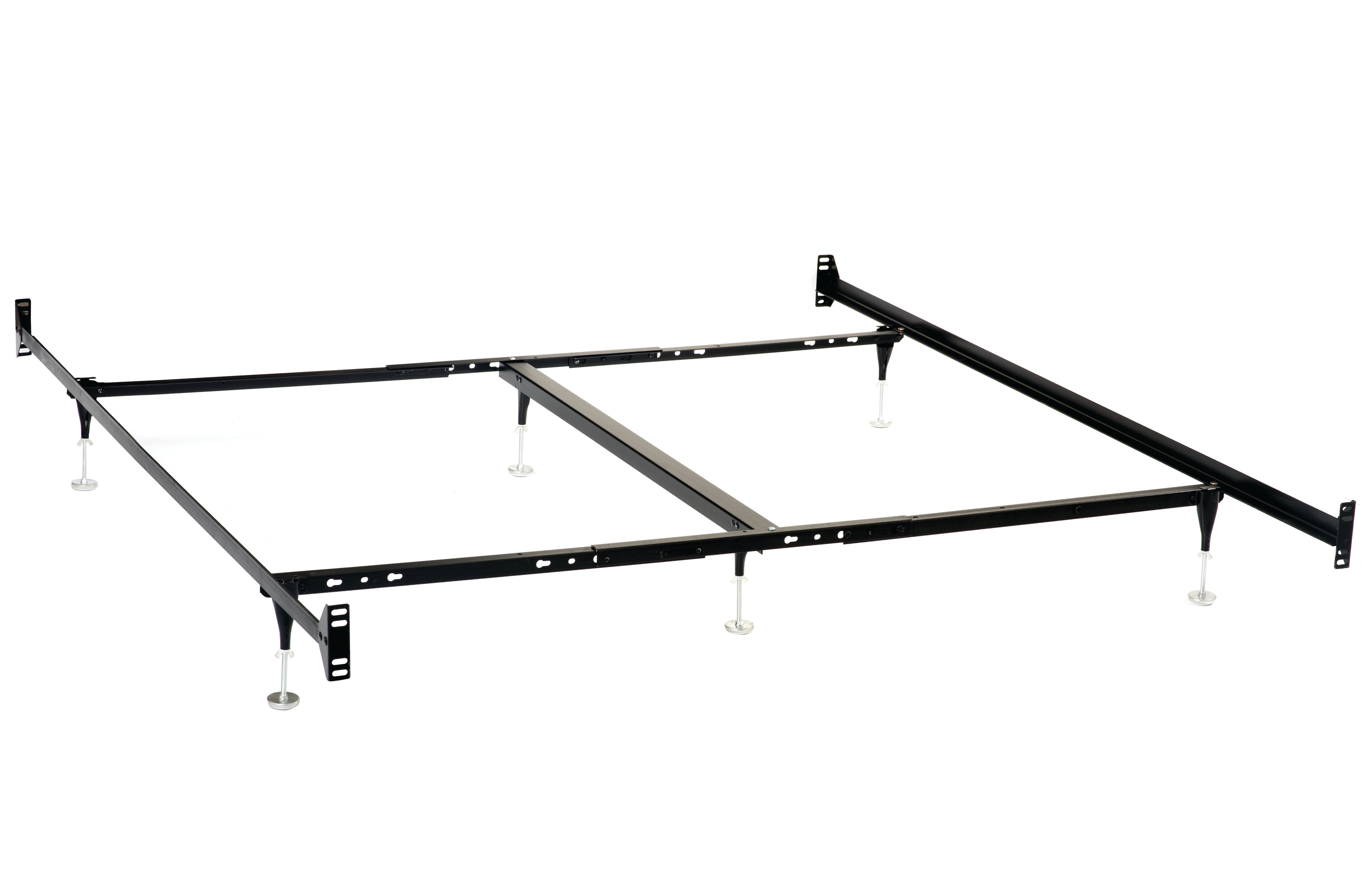 Esme Queen or E King Bed Frame Black (Headboard & Footboard) — view 1