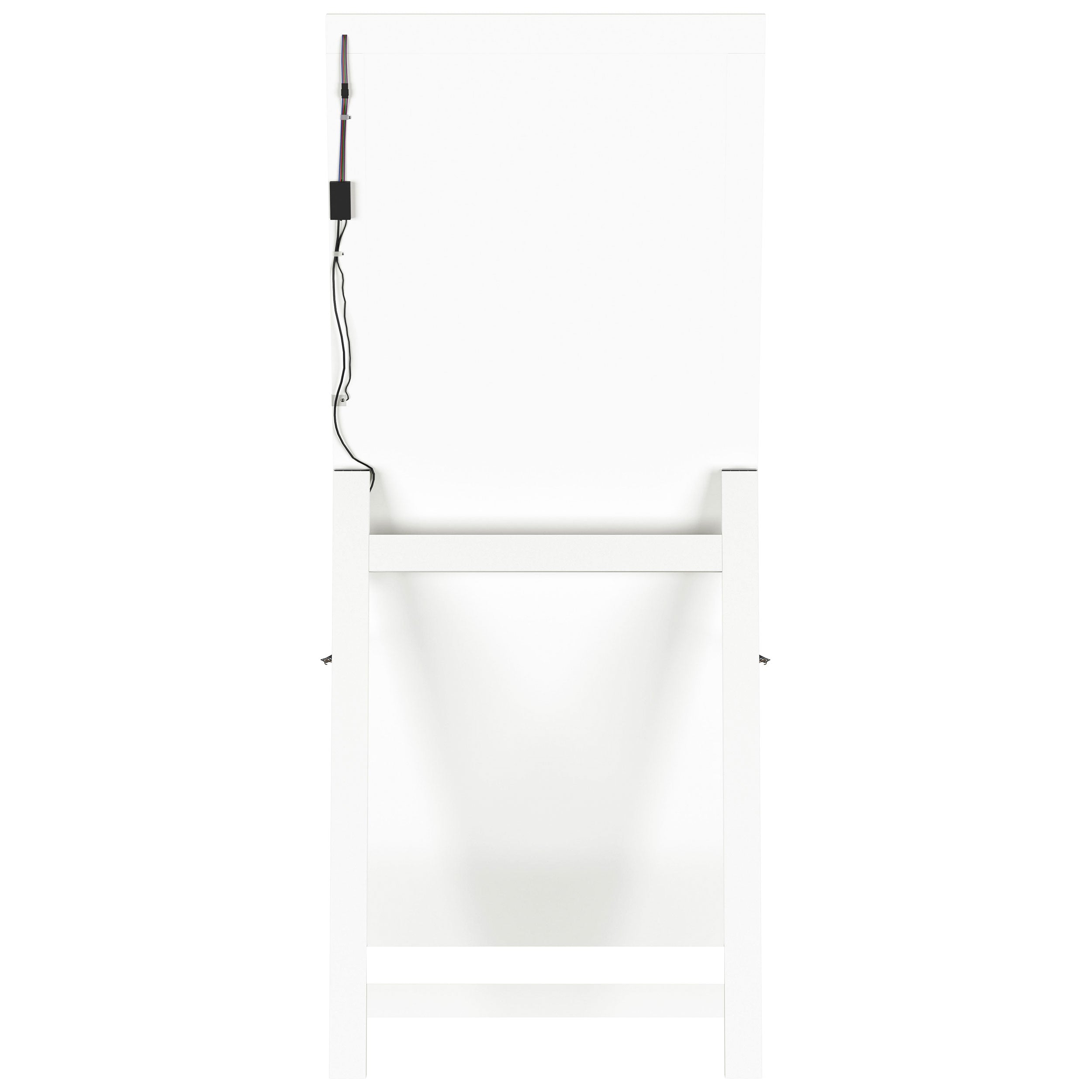 Windrose 28 x 67 Inch Tempered LED Standing Mirror White — view 16