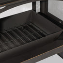 40" Wood Burning Fireplace, 50000 Btu Steel Fire Pit, Wood Burning Chimney For Outside Patio Deck Garden Backyard - Black