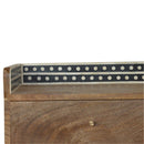 Inlay - Bone Gallery Back Nightstand - Brown