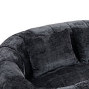 Bean Bag Lazy Sofa, Durable Comfort Lounger High Back Bean Bag Chair Couch