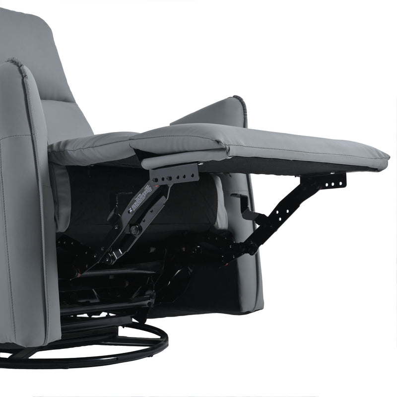 360° Modern Small Rocking Swivel Recliner Chair With Side Pocket