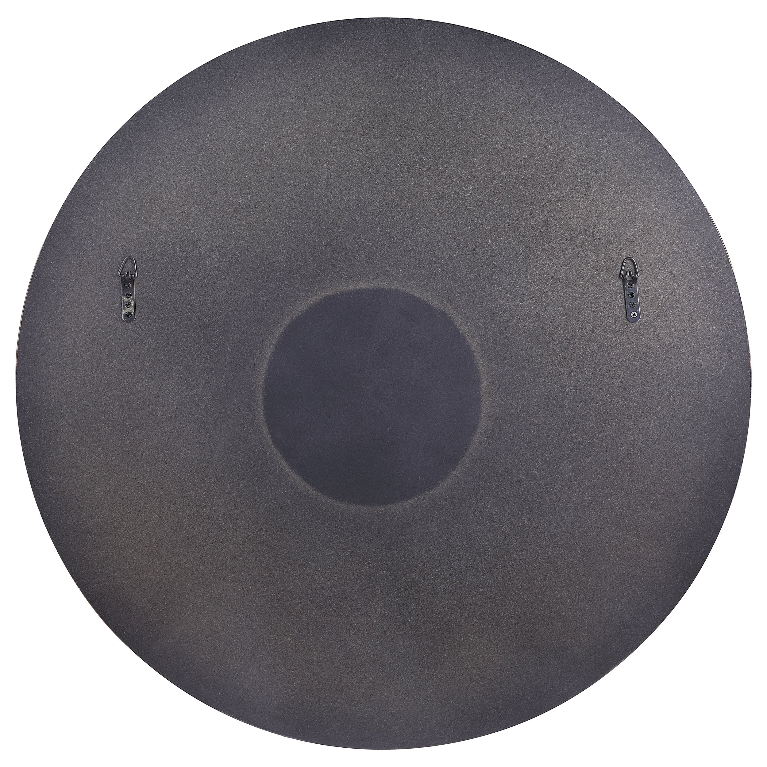 Dorinda 36 x 36 Inch Round Kintsugi Style Wall Mirror Gold — view 3