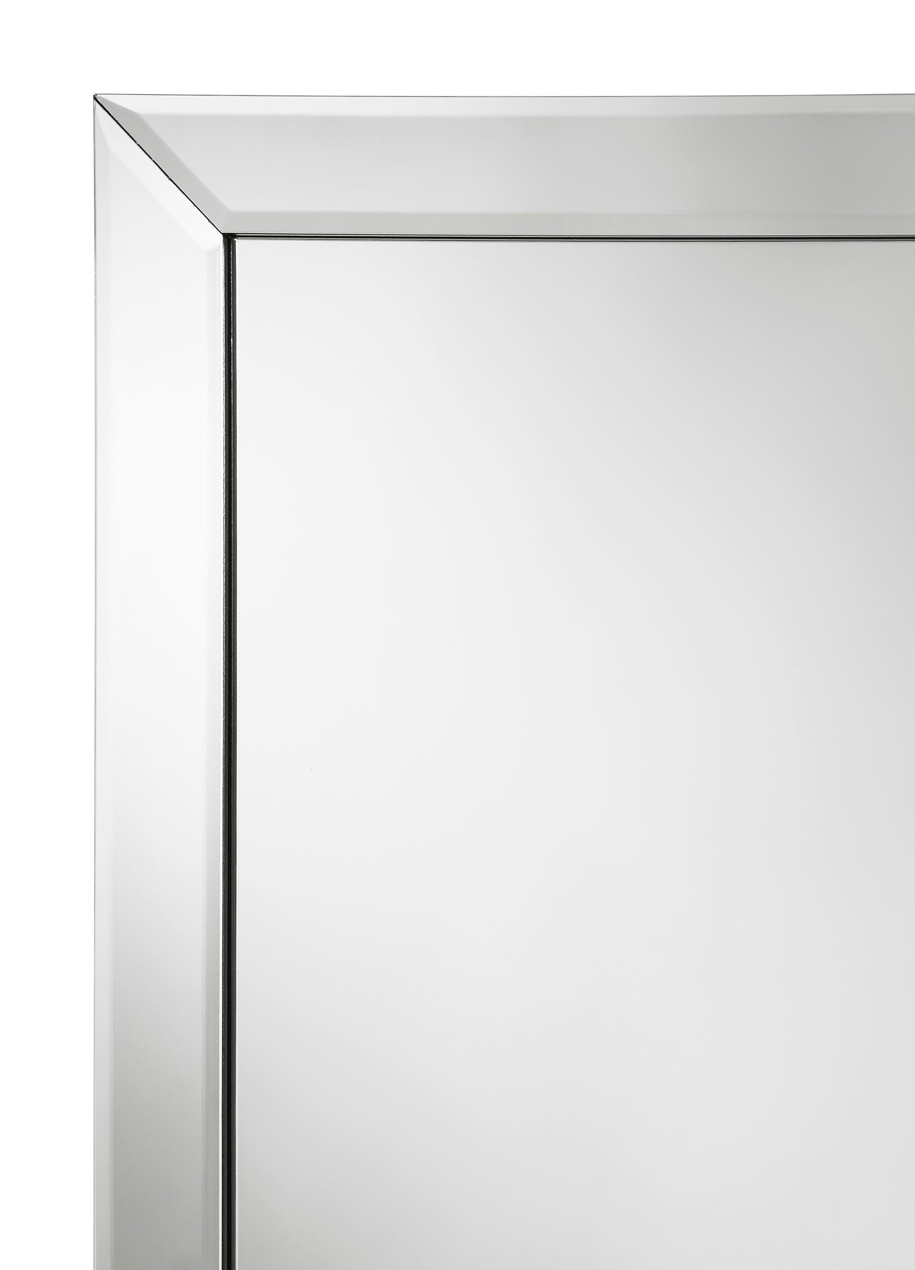 Soline 22 x 61 Inch Framed Standing Floor Mirror Silver — view 5