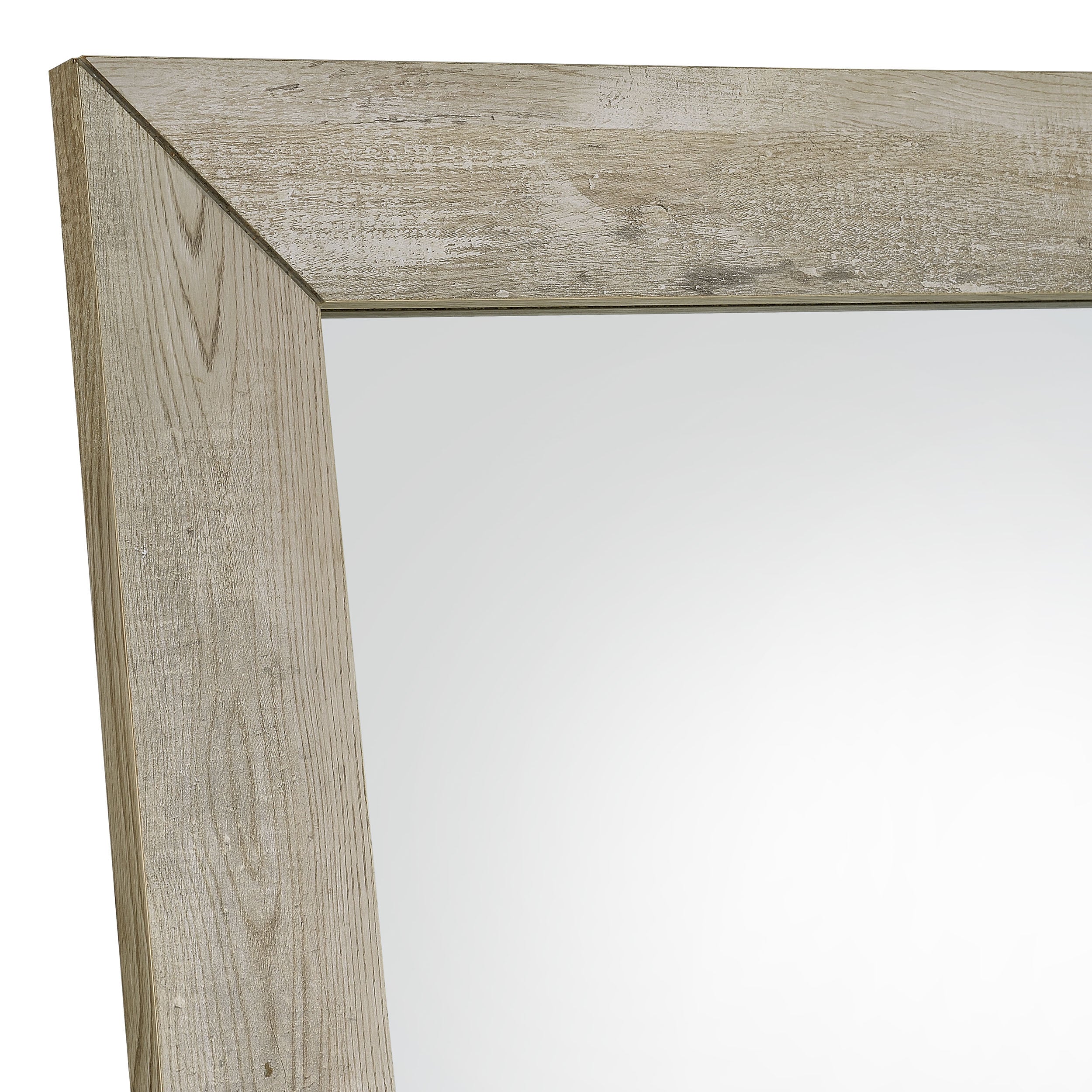 Cadence Tempered Glass Full Length Mirror Grey Washed Oak — view 5