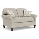 Westside - Fabric Loveseat - Light Gray - Atlantic Fine Furniture Inc