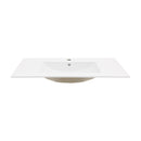 Premium Rectangular Vanity Top With Single Faucet Hole And Overflow