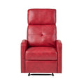 Contemporary Recliner Chair With Push Back Function