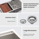 Stainless Steel Undermount Kitchen Sink With Double Bowl