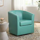 Melodize - Swivel Club Chair With Barrel Shape Design