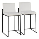 Fuji - Contemporary Modern Elegance, High Back Counter Stool