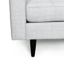 Jenny - Contemporary Tufted Fabric 3 Seater Sofa