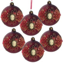 Decorative Hanging Ball Christmas Tree Ornaments For Holiday Decorations (Set of 6)