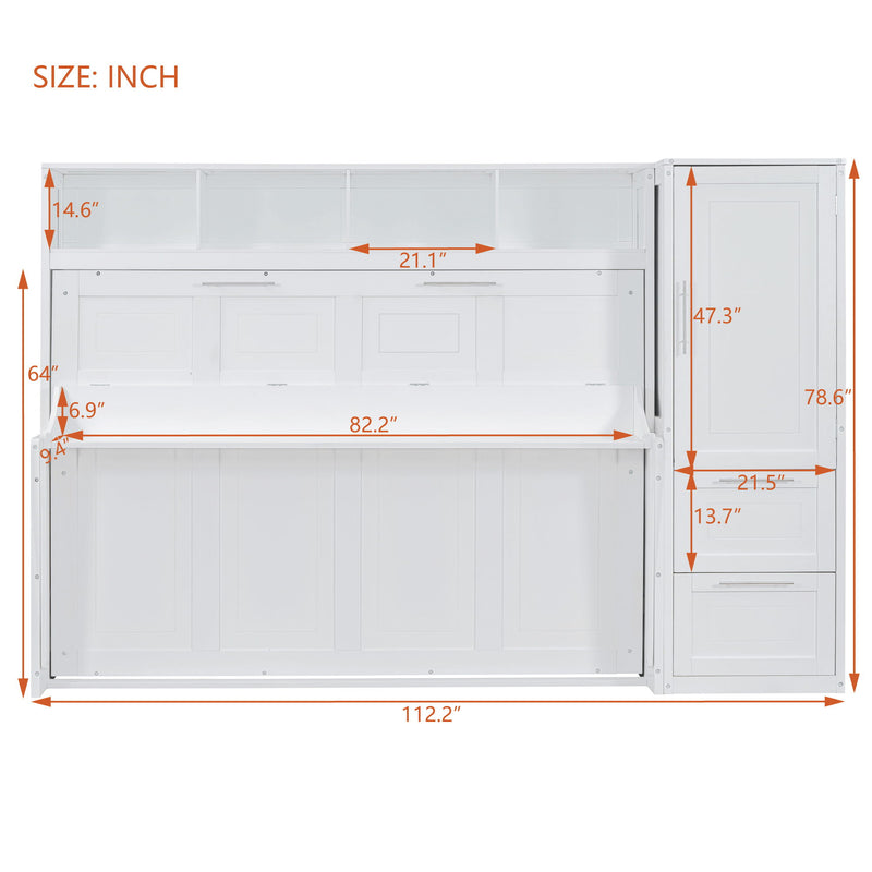 Murphy Wall Bed With Closet And Drawers