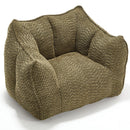 Comfortable Chenille Sofa Chairs With Highly Resilient Foam For Living Rooms And Bedrooms