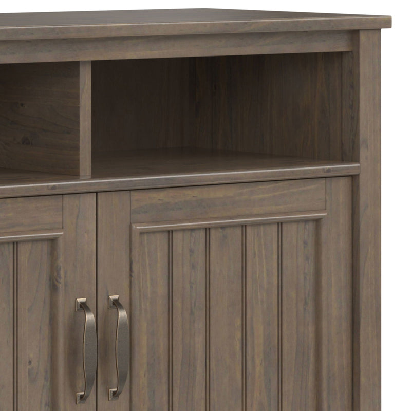 Lev - Medium Storage Cabinet - Smoky Brown