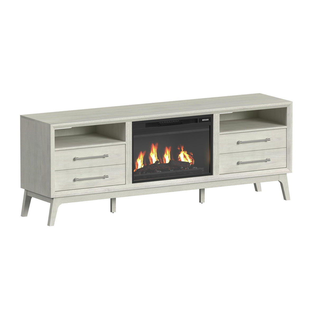 Westland TV Console in White by Elements International, view 2