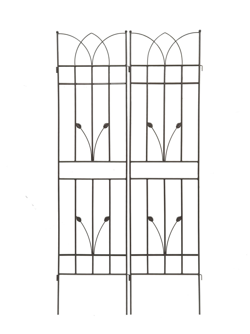 Metal Garden Trellis Rustproof For Climbing Plants Outdoor Flower Support