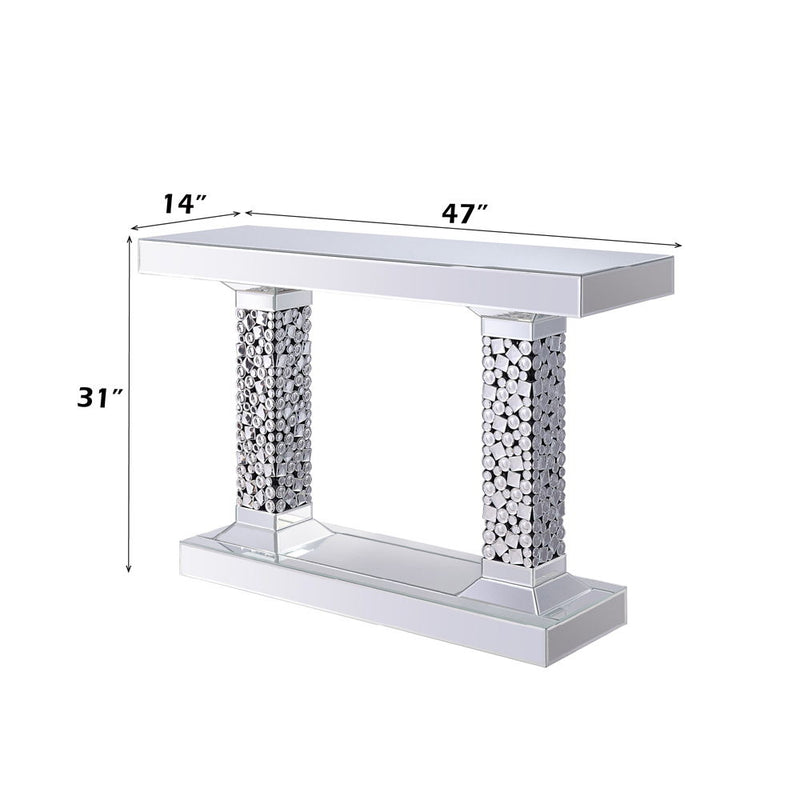 Kachina - Accent Table - Mirrored & Faux Gems