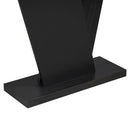 Console Table With V Shape Base, Sculptural Entryway Accent