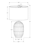 Table Lamp, Lighting, Transitional - Cream