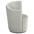Nueva - Upholstered Swivel Chair Curved Backrest
