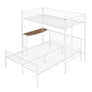 Bunk Bed With Desk, Ladder And Quality Slats For Bedroom