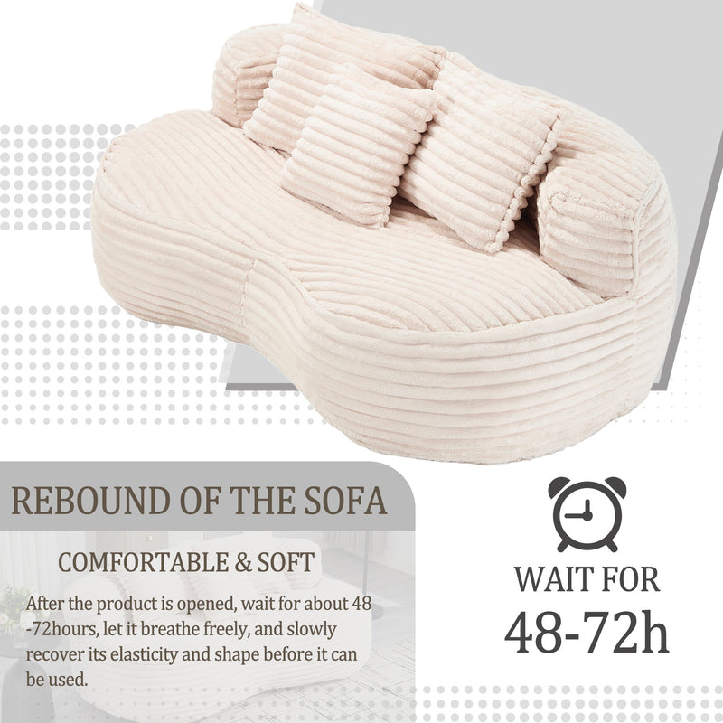 Bean Bag, Lazy Sofa Comfort Lounger High Back Chair
