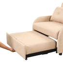 Versatile Pull Out Sofa Sleeper 3 In 1 With Wing Table & USB Charge, Compact Design