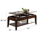 Docila - Coffee Table With Lift Top - Walnut