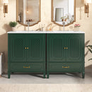 Bathroom Vanity With Sink, Soft Closing Door, Multi Functional Storage