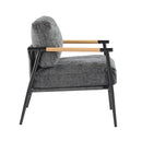 Modern Accent Chair With Plush Cushions, Cozy Seating