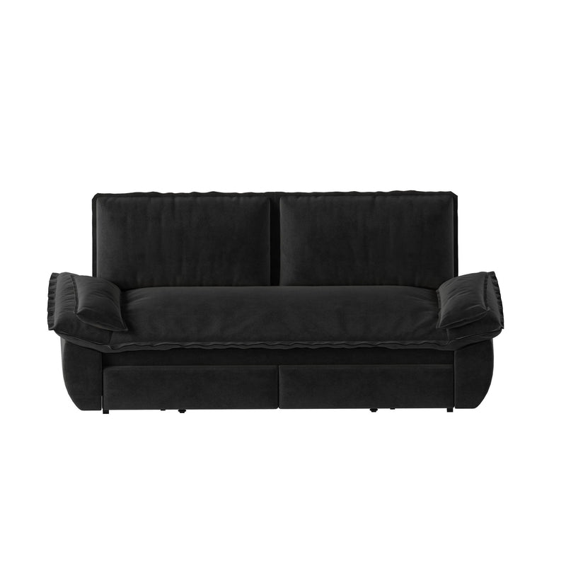Pull Out Sleeper Sofa Bed, 3 In 1 Multi Functional