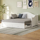 Daybed With Extendable Trundle And Storage Drawers