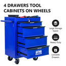 Rolling Metal Tool Chest With Drawers, Steel Storage Cabinet With Ball Bearing Slides