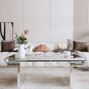 American Vintage Industrial Coffee Table, Double Tier Design