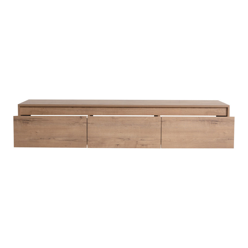 Modern Minimalist Bathroom Cabinet With Soft Close Drawers And Floating Mounting Design