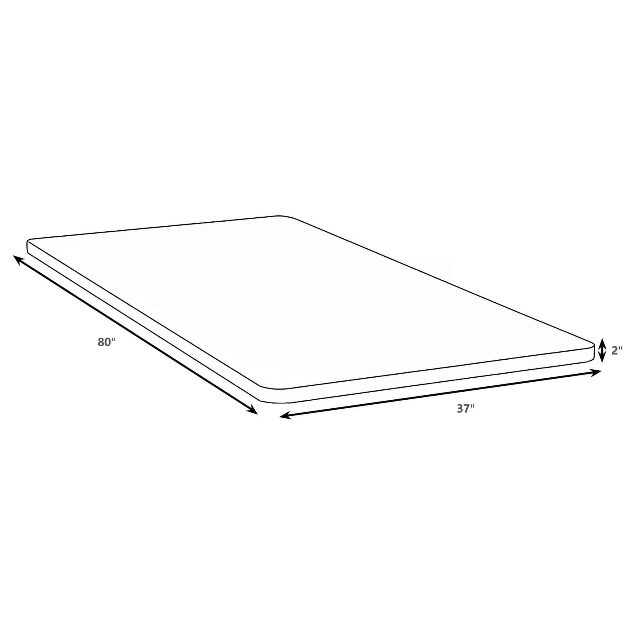 Eckard Twin XL Bunkie Board Foundation