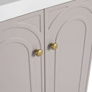 Modern Freestanding Bathroom Vanity With Soft Close Cabinet Doors