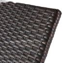 Kauai - Modern Style Wicker Chaise Lounge - Brown Multi