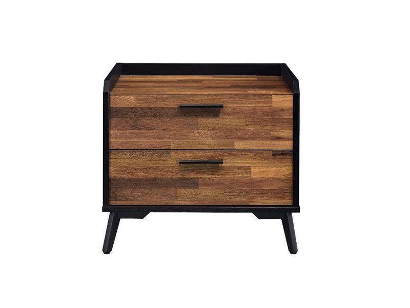 Jiranty - Accent Table - Walnut & Black Finish