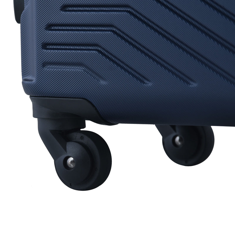 3 Piece Luggage Sets Lightweight Suitcase With Two Hooks, Spinner Wheels, Tsa Lock, Durable Hard Shell