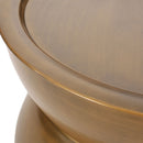 Sparling - Modern Iron Hourglass Coffee Table