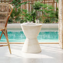 Outdoor, Lightweight Concrete Side Table