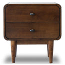 Alexa - Mid-Century Modern Style Night Stand - Brown