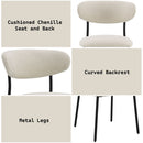 Jirina - Side Chair (Set of 2) - Beige Chenille