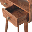 Solid Wood Curved Console Table