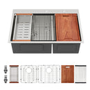 Topmount Drop In Kitchen Sink With Double Bowl Design