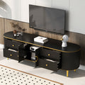 Modern TV Stand With 4 Drawers And 1 Cabinet
