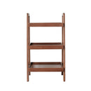 Premium Storage Organizer, 3-Tier Beech Shoe Rack For Entryway, Living Room - Walnut